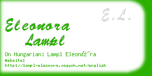 eleonora lampl business card